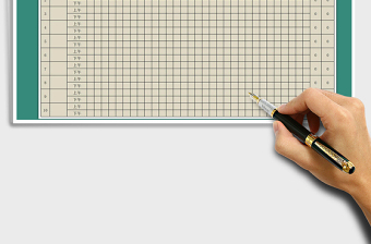 2022年可自動計算企業(yè)單位考勤表免費(fèi)下載