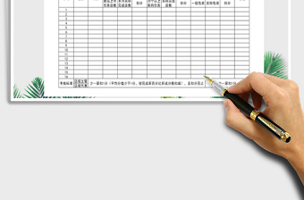 2021年新店績(jī)效考核表免費(fèi)下載