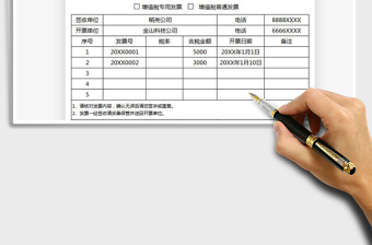 2021年發(fā)票簽收單