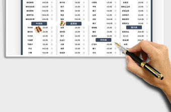 2021年燒烤點菜單