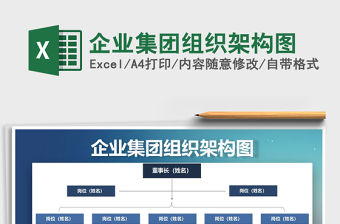 2021年企業集團組織架構圖免費下載