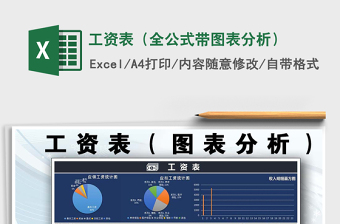 2021年工資表（全公式帶圖表分析）免費下載