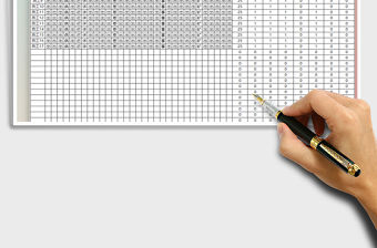 2021年考勤表-員工出勤記錄免費下載