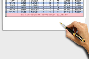 2022年辦公物料申請(qǐng)登記查詢表免費(fèi)下載