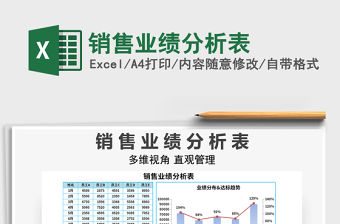2021年銷售業績分析表