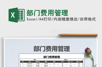 2021年部門費(fèi)用管理免費(fèi)下載