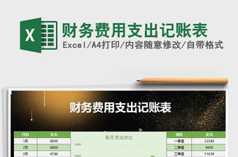 2022年財(cái)務(wù)費(fèi)用支出記賬表