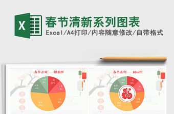 2022年春節清新系列圖表免費下載