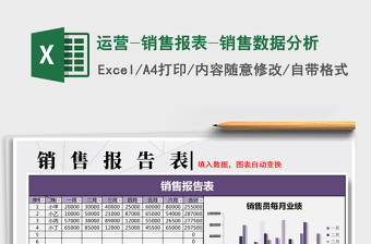 2022网店销售数据分析表模板