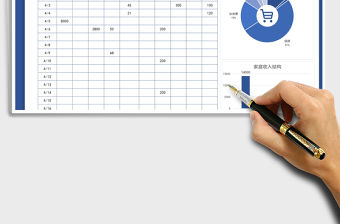 2021年家庭日常收支記錄表自動化圖示