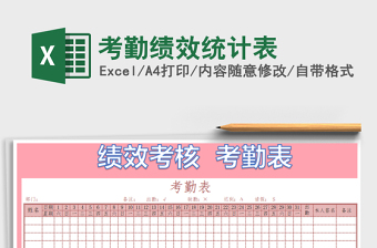 2021年考勤績效統(tǒng)計(jì)表