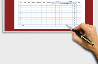 2022年銷售出貨表