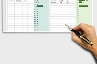 2021年收支表日记账-日统计