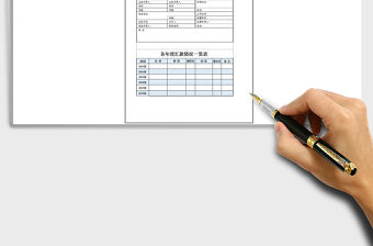 2022年公司客戶檔案表模板免費下載