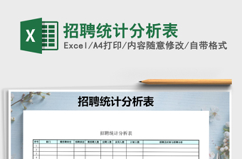 2022年招聘統(tǒng)計(jì)分析表免費(fèi)下載