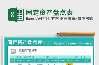 2021年固定資產(chǎn)盤點(diǎn)表