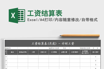 2022年工資結(jié)算表免費(fèi)下載