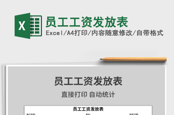 2021年員工工資發(fā)放表