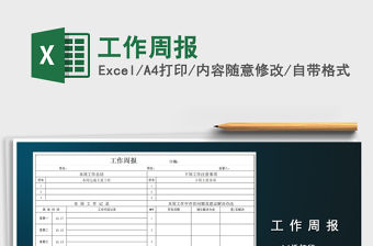 2021年工作周報免費下載