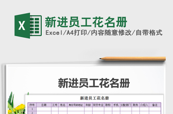 2021年新進(jìn)員工花名冊