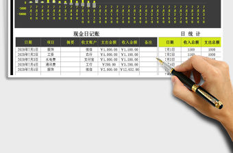 2021年每日收支記賬表-日統(tǒng)計圖表分析