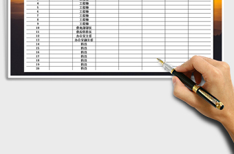 2022年簽訂勞動(dòng)合同人員匯總表