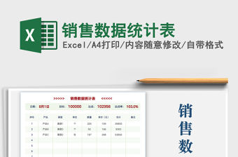 2021年銷售數據統計表