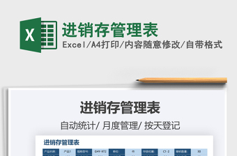 2021年進(jìn)銷(xiāo)存管理表