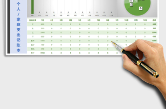 2021年年度個(gè)人家庭收支記賬系統(tǒng)