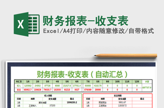 2021年財(cái)務(wù)報(bào)表-收支表