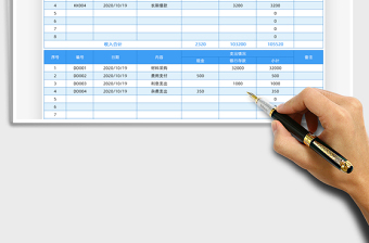 2021年出纳现金日报表