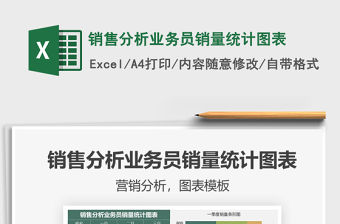 2021年銷售分析業(yè)務(wù)員銷量統(tǒng)計圖表