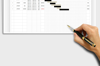 2021年工作计划进度表-甘特图