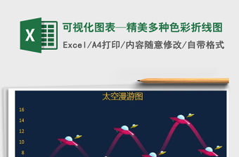 2021年可視化圖表—精美多種色彩折線圖免費(fèi)下載