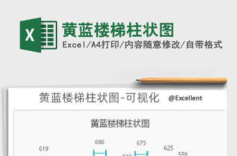 2021年黃藍樓梯柱狀圖