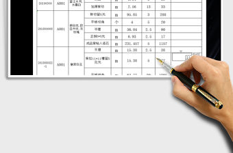 2021年加工費結算明細表免費下載