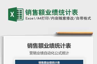 2021年銷售額業(yè)績統(tǒng)計表