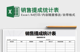 2021年銷售提成統(tǒng)計表免費下載