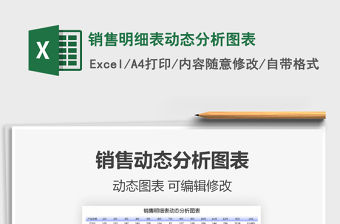 2021年銷售明細表動態分析圖表