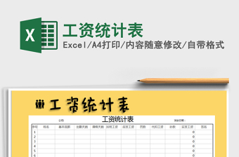 2021年工資統(tǒng)計表免費下載