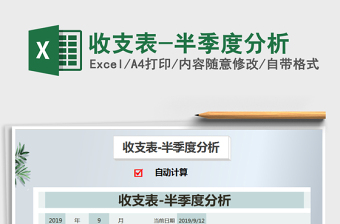 2021年收支表-半季度分析