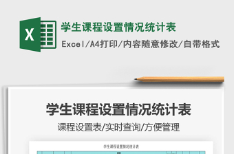 2021年學(xué)生課程設(shè)置情況統(tǒng)計(jì)表