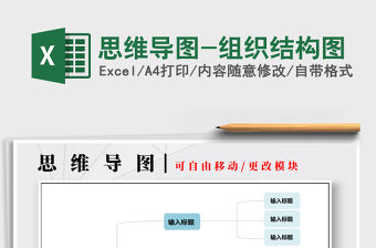 2022年思維導圖-組織結構圖免費下載