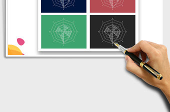 2021年半透明雷達圖免費下載