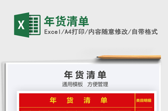 2021年年貨清單