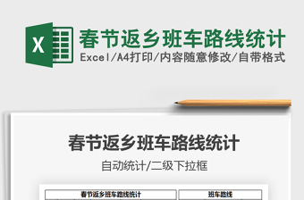 2021年春節(jié)返鄉(xiāng)班車路線統(tǒng)計