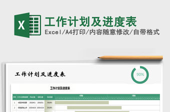 2022年工作計劃及進度表免費下載