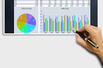 2022年集團上半年財務現金支出統計圖免費下載