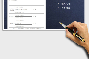 2022年辭職離職申請表免費下載