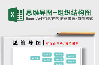 2022年思維導圖-組織結構圖免費下載